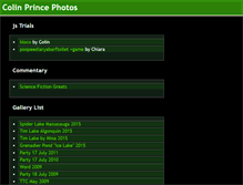 Tablet Screenshot of colinprince.com
